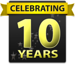 celebrating 10 yeaars of sprinkler repair service in Mesquite TX